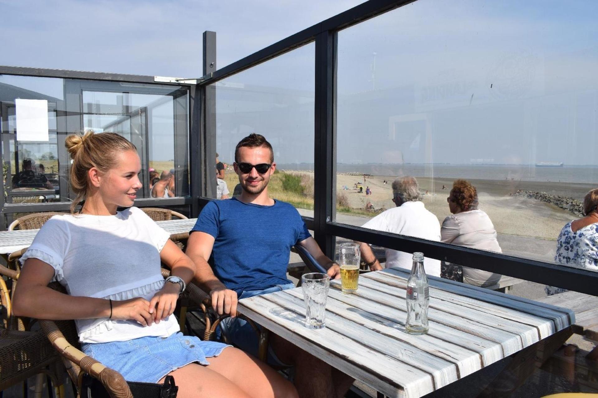 Campingplatz Scheldeoord Zeeland Neben Einem Sandstrand Baarland Exteriér fotografie